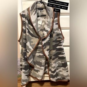 Simply Southern Camo Vest- Size: XL